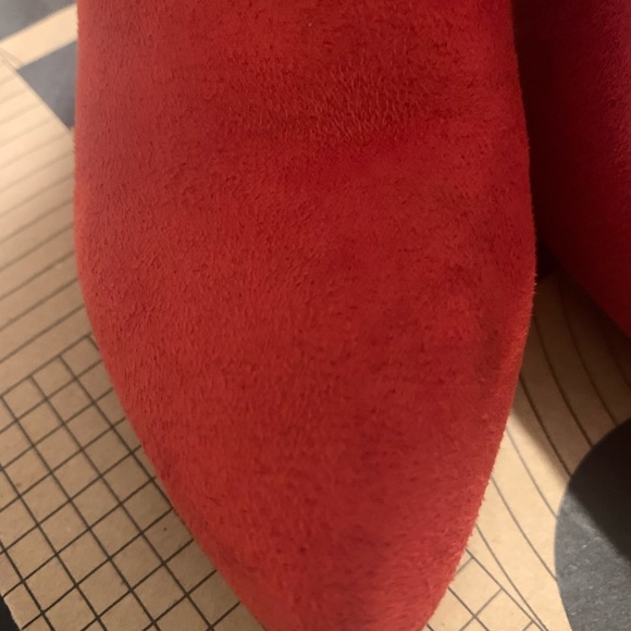 Great condition red suede boots - Picture 6 of 9
